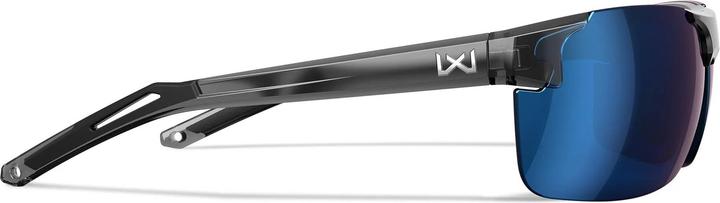 Immagine prodotto Wiley X WX PRIME Lenses: CAPTIVATE™ Polarized blue Mirror, Frame: gloss crystal grey (grigio cristallo lucido, CAPTIVATE™ Specchio blu polarizzato)