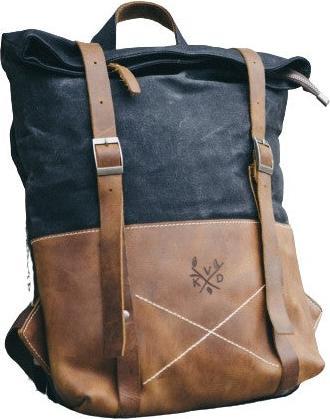 Only-Bags.Store Canvas Rucksack, strapazierfähiger Lederrucksack, moderne 17in Laptop-Tasche, ästhetische grosse