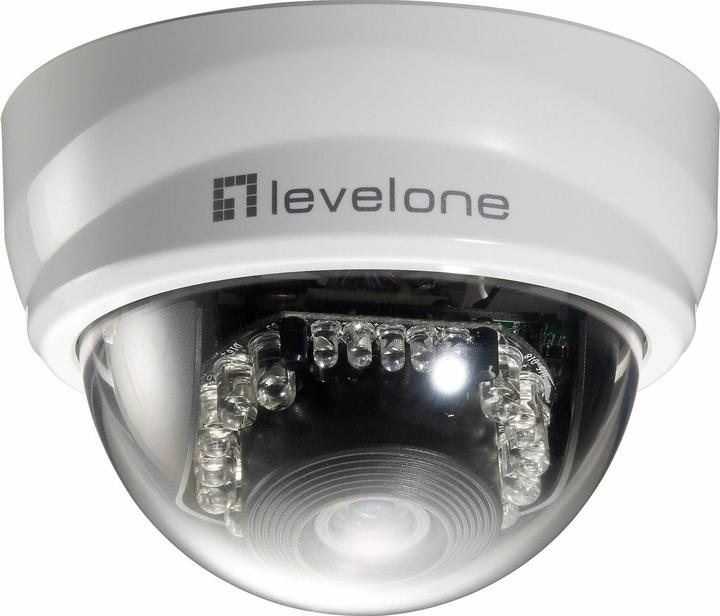 LevelOne IP Dome Kamera FCS-3101, LAN, PoE (1280 x 800 Pixels)