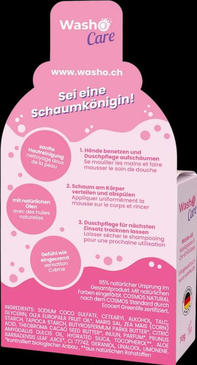 Image du produit Washo Douche solide Douche bien-être (200 ml)