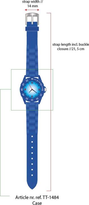 Actual product image Vadobag "Bluey Kids Time" wristwatch