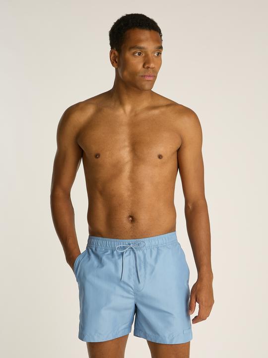 Image du produit Calvin Klein Medium Drawstring Heren Zwembroek - Faded Denim - Maat M (M)