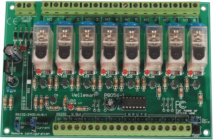 Produktbild Velleman K8056 Ferngesteurerte 8 Kanal- (Erweiterung)