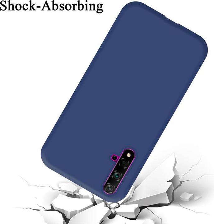 Productafbeelding Cadorabo TPU Liquid Silicone Case Cover (Huawei Nova 5T, TCL 20S, LG K20)