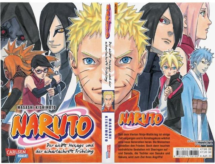 Immagine prodotto Naruto - Der siebte Hokage und der scharlachrote Frühling (Tedesco, Masashi Kishimoto, 2016)