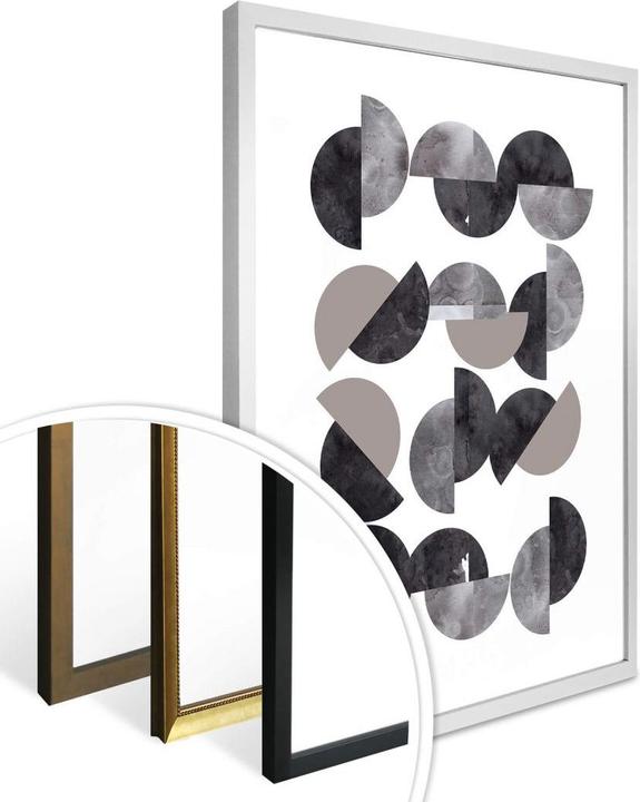 Image du produit Trenddeko Demi-cercles (60 x 80 cm)