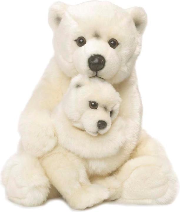 Produktbild WWF Eisbär mit Baby (28 cm)