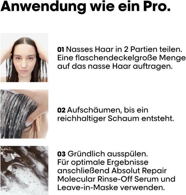 Image du produit L'Oréal Professionnel Série Expert Absolut Repair Molecular Refill (500 ml, Shampoing liquide)