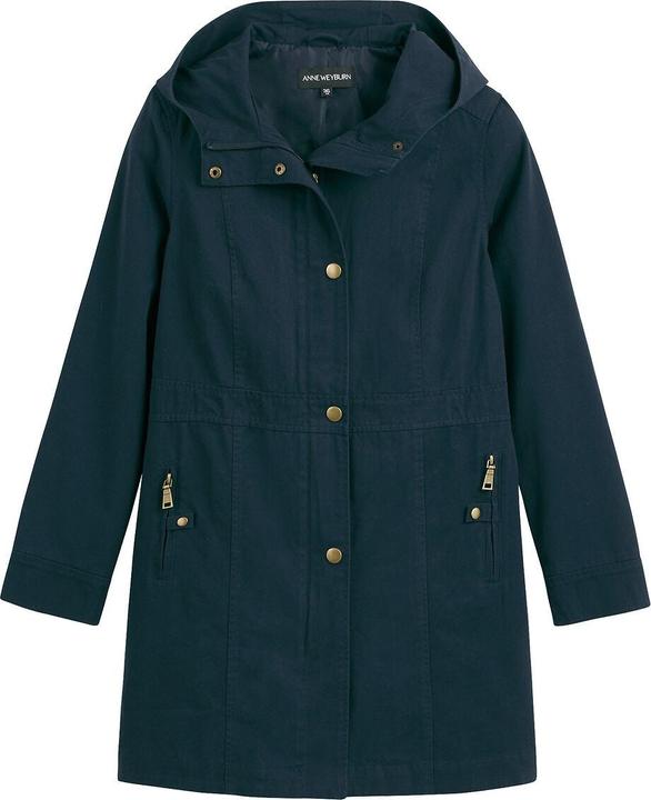 Anne Weyburn Half-length hooded parka for the transitional season