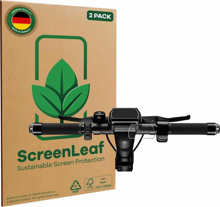 Produktbild ScreenLeaf Schutzfolie nachhaltiger Displayschutz Display Schutz Folie Klar Transparent
