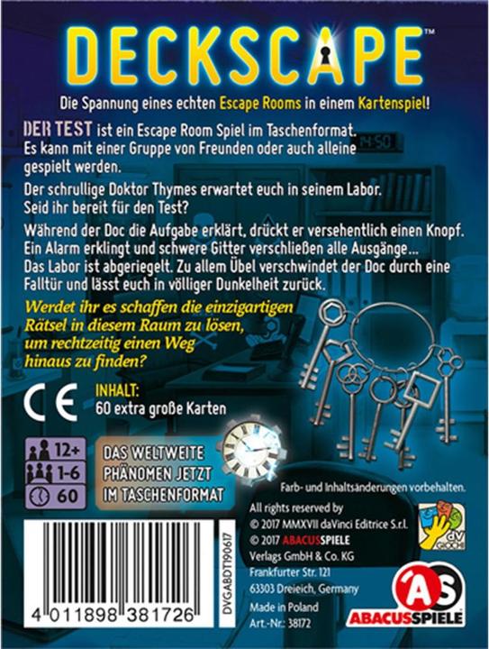 Actual product image Abacus Deckscape The Test (German)
