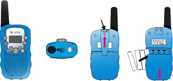 Actual product image X4 Tech 701953 PMR radio set of 2 (3 km)