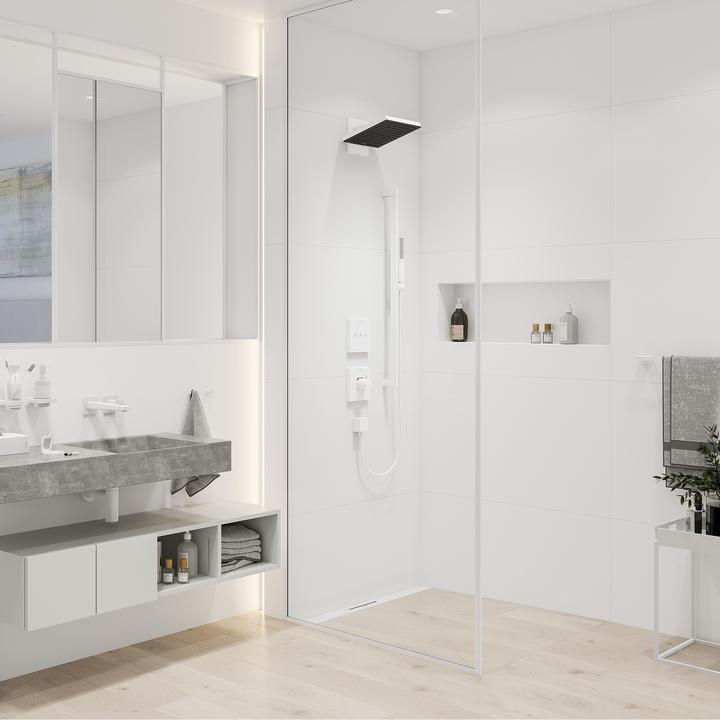 Produktbild hansgrohe Pulsify E Stabhandbrause 100, 1 Strahlart EcoSmart, 24320 (1 Strahlarten)