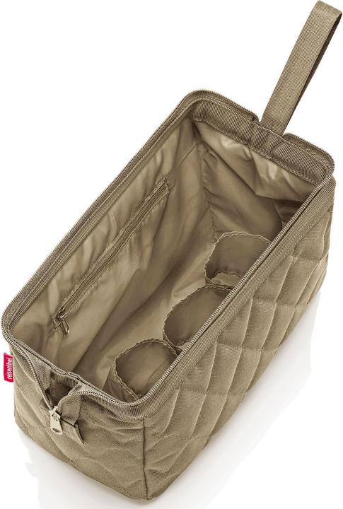 Actual product image reisenthel Necessaire Travelcosmetic Rhombus Olive (4 l)