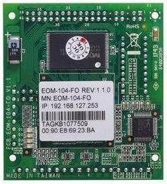 Immagine prodotto Moxa EOM-104-FO - Modulo switch Ethernet gestito integrato con 2 por 10100BaseT(X) e 2 por 100BaseFX