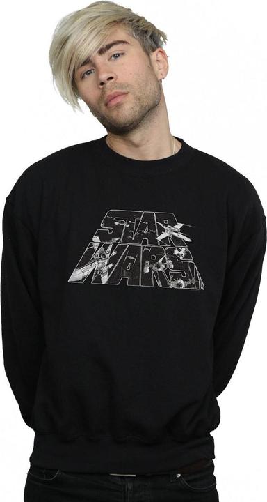 Produktbild Star Wars Logo Space Sketch Sweatshirt (M)