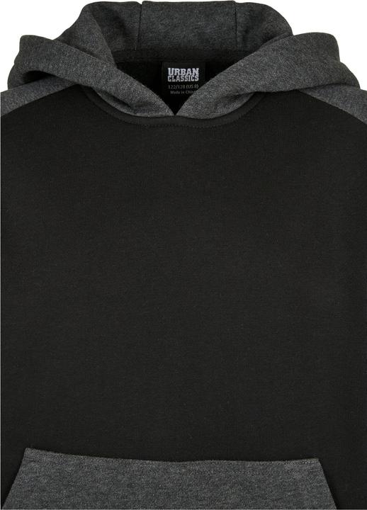 Produktbild Urban Classics Boys 2-Tone Fake Raglan Hoody (110)