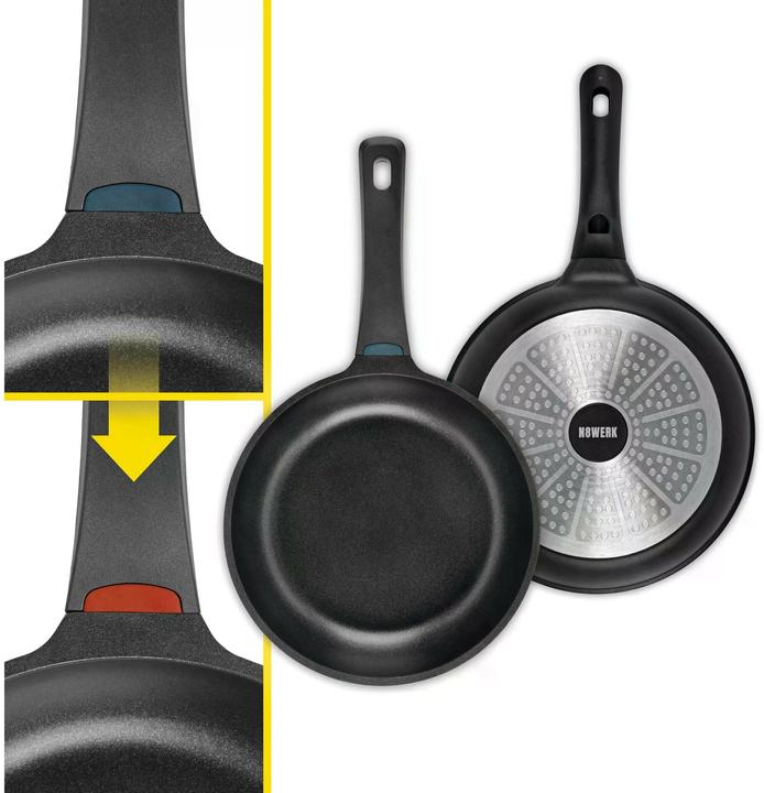 Immagine prodotto N8werk Padella da 24 cm (24 cm, Padella per friggere, Alluminio pressofuso)