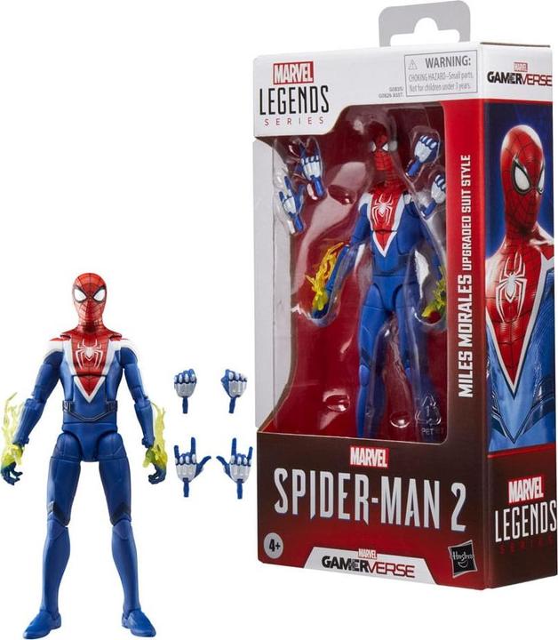Produktbild Hasbro Spider-Man 2 Marvel Legends Gamerverse Actionfigur Miles Morales (Upgraded Suit Style) 15 cm