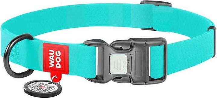 Image du produit Waudog Collier pour chien scintillant étanche avec passeport QR 40 mm de large, 46-70 cm de long (40, Chien, Sport canin)