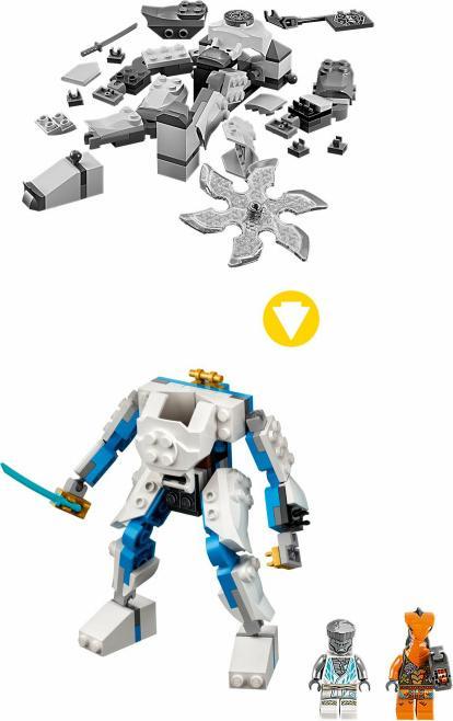 Produktbild LEGO Zanes Power-Up-Mech EVO (71761, LEGO Ninjago)