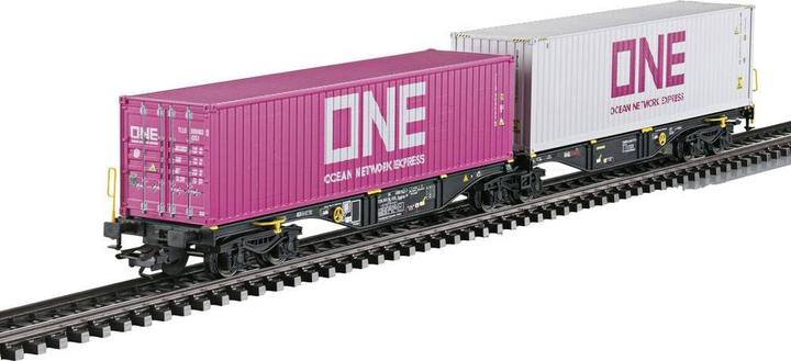 Actual product image Märklin 47814 H0 Double carrying wagon of RailReLease B.V., Rotterdam NL (Track H0)