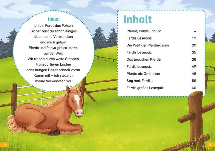 Actual product image Tessloff WAS IST WAS Erstes Lesen Band 7. Pferde und Ponys (German, Christina Brown, Annelie Stenzel, 2019)