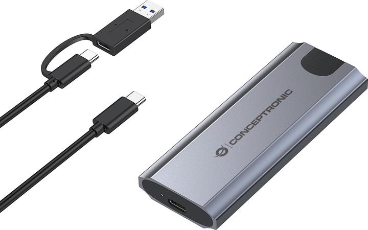Immagine prodotto Conceptronic Cabina SSD M-Key M.2 ->M/B+M-Key USB3.2 10Gb/s (M.2)