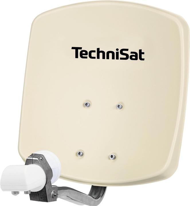 Actual product image TechniSat DigiDish 33 + Twin LNB Beige Sat/Installation (Parabolic antenna, DVB-S / -S2)