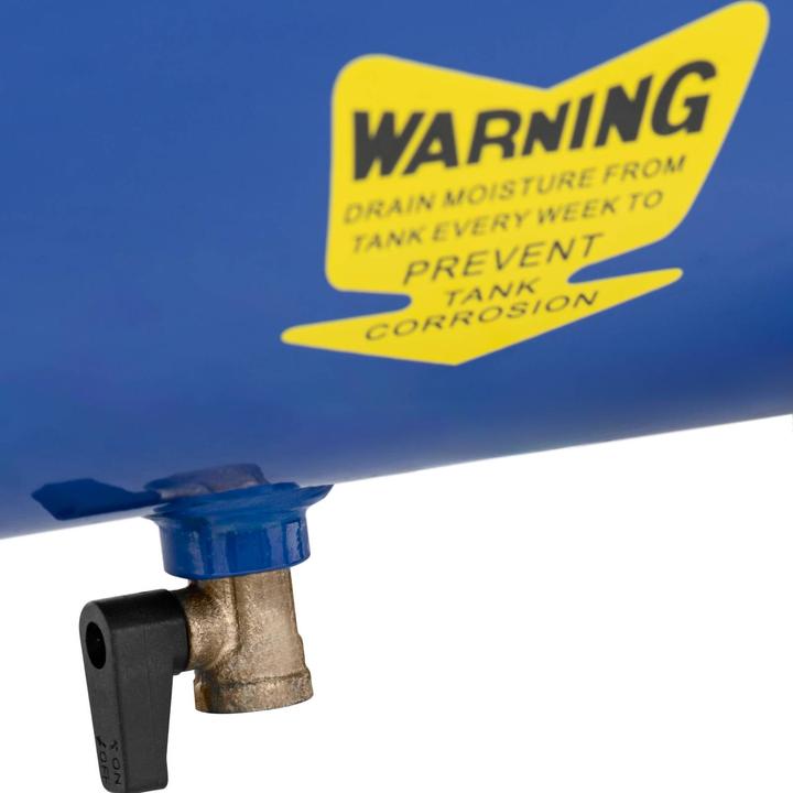 Actual product image MSW Oil-free Compressor - 50 L - 2 x 750 W (8 bar, 50 l)