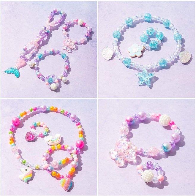 Produktbild MU Classic Kinder Perlen Schmuck DIY für Armband und Kette