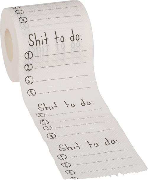 Actual product image Out of the blue Toilet Paper Shit to do