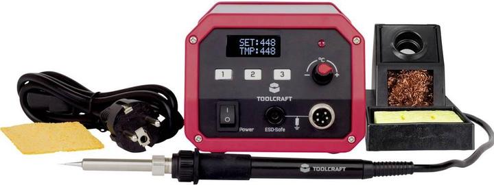 Actual product image Toolcraft Digital soldering station ST-50D 50 W