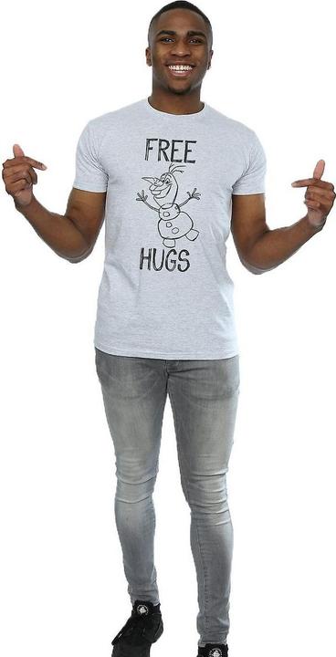 Immagine prodotto Disney Frozen Maglietta Abbracci Gratis Olaf Heather (M)