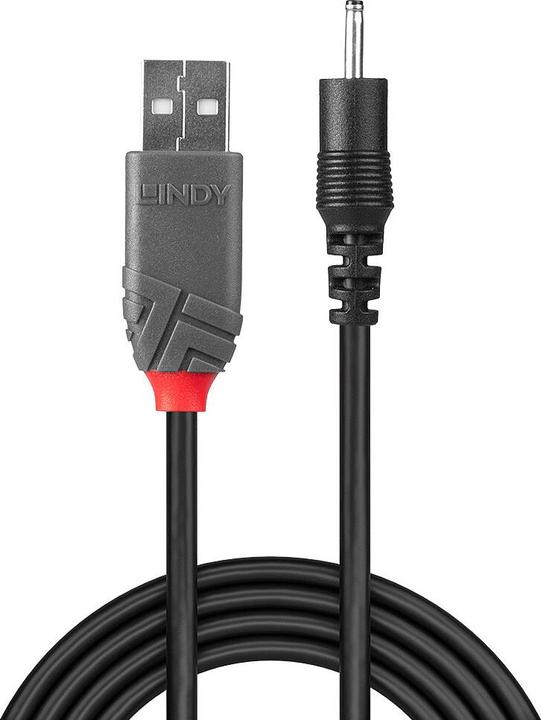 Produktbild Lindy Adapterkabel USB A 2,5/0, DC-Hohlstecker (1.50 m)