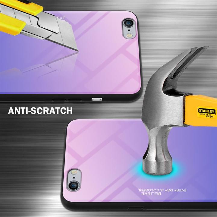 Productafbeelding Cadorabo TPU 2 kleuren glasdekking (Apple iPhone 6 Plus)
