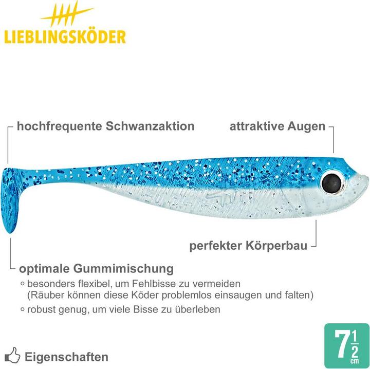 Immagine prodotto Lieblingsköder Pinna di colore speciale (7.50 cm)