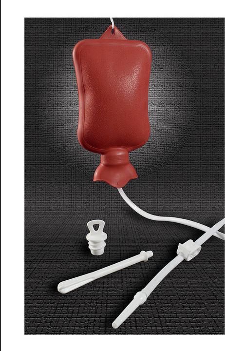 Produktbild XR Brands Water Bottle Douche Kit - Red
