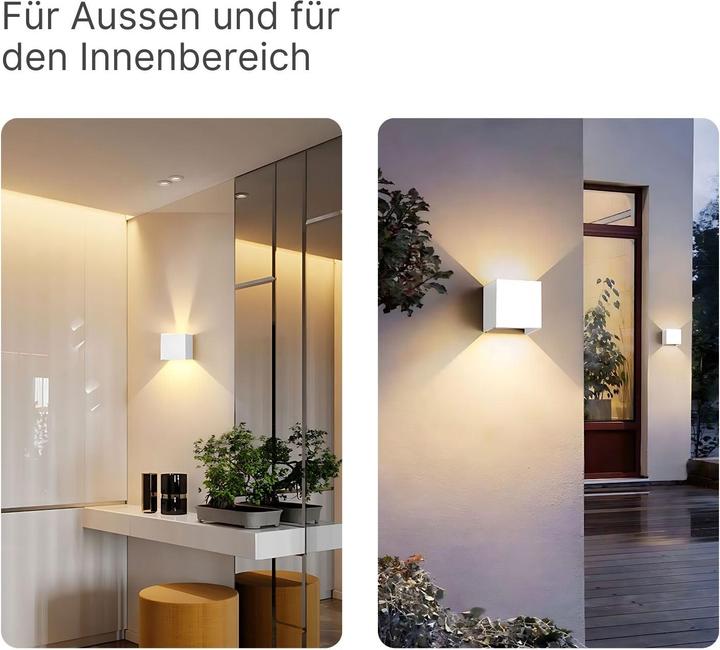 Image du produit Hermex Applique de façade à LED Spot mural Applique murale up-down (1000 lm, IP65)