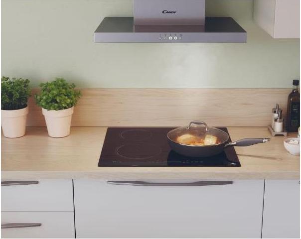 Image du produit Candy Moderna CI642SCBB Table de cuisson noire