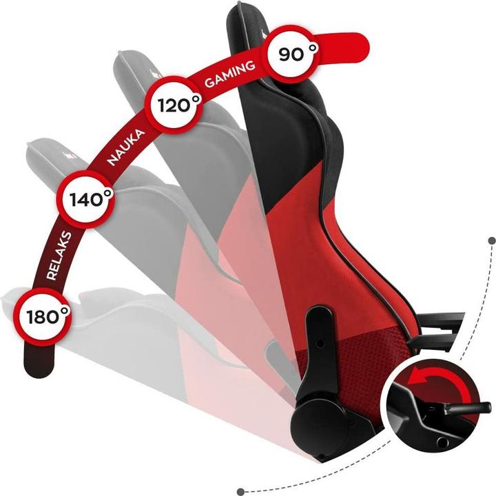 Actual product image Huzaro FORCE 6.2 Red Mesh Gaming Chair