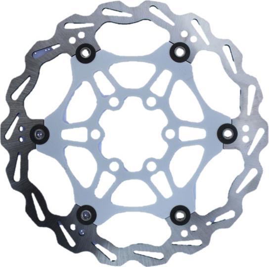 Actual product image Clarks Brake disc, floating, 16 cm, white (160 mm)