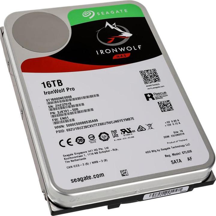 Actual product image Seagate IronWolf Pro (16 TB, 3.5", CMR)