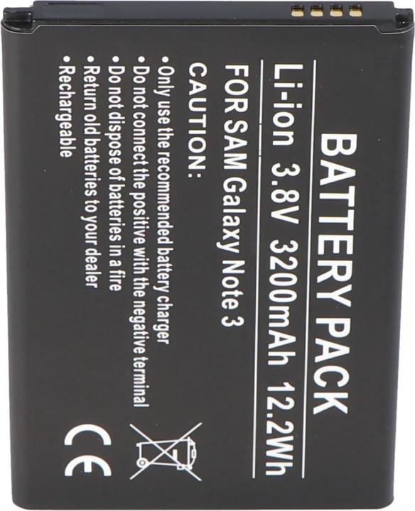 Image du produit Samsung Batterie Galaxy Note 3, Galaxy Note III, B800BE, B800BU