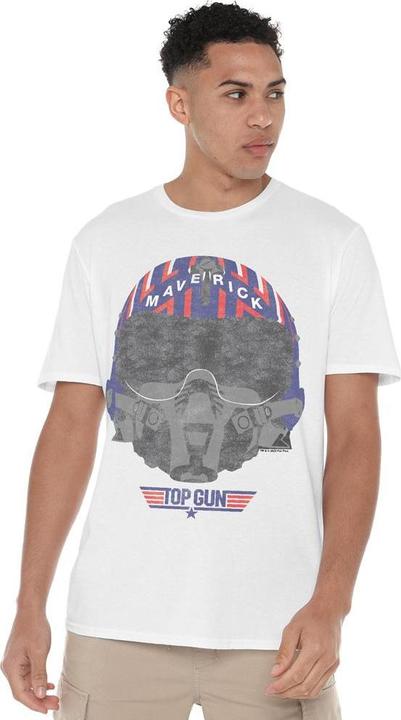 Actual product image Top Gun Mens Helmet T-Shirt (XL)