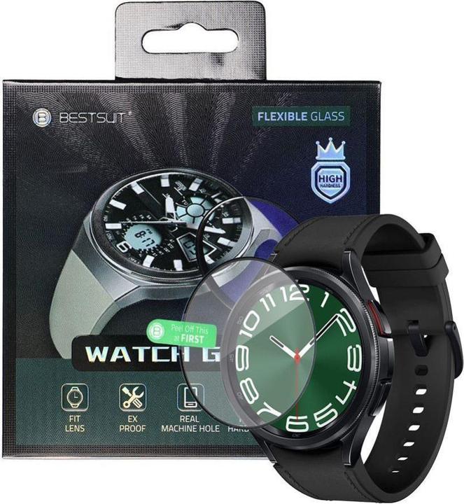 Bestsuit Screen protection Flexible Hybrid Glass for Samsung Galaxy Watch 6 Classic 47mm