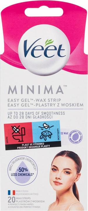 Produktbild Veet Minimaâ„¢ Easy-Gelâ„¢ Wax Strips Face (20 x)