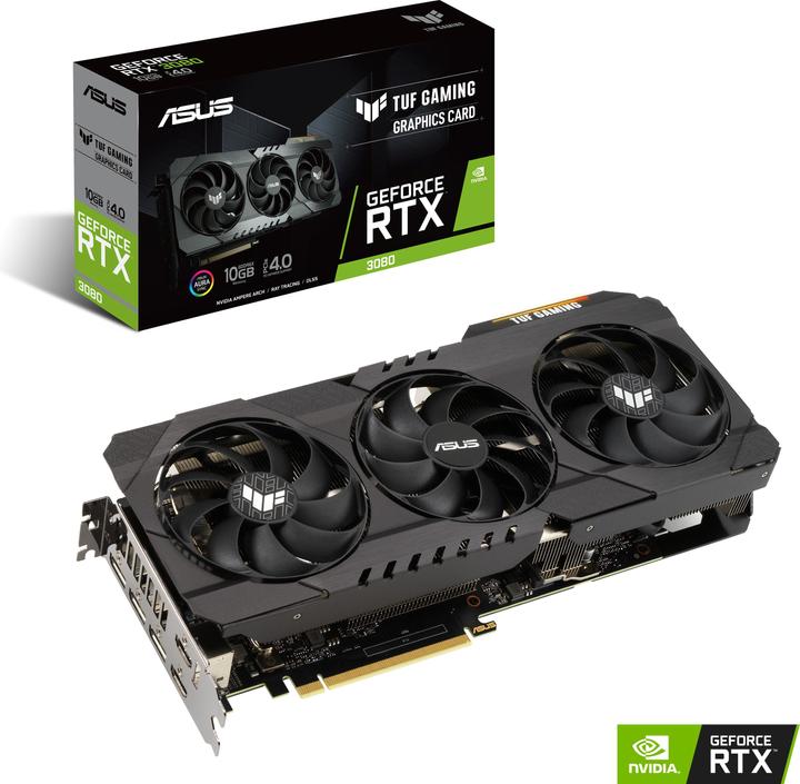 Actual product image ASUS GeForce TUF RTX 3080 10G Gaming (10 GB)