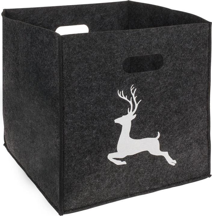 Produktbild Angela Bruderer Aufbewahrungsbox faltbar «Hirsch» (32 x 32 x 32 cm)