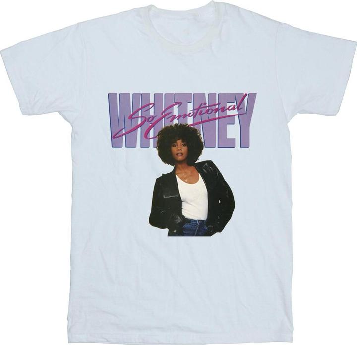 Immagine prodotto Whitney Houston So Emotional Album Cover Maglietta Ampia Donna (S)